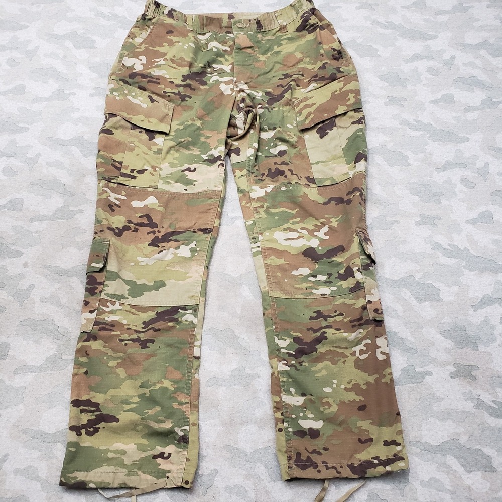 M&M Military Pants Womens 35 Long Green Camo Cargo Ripstop‎ Combat